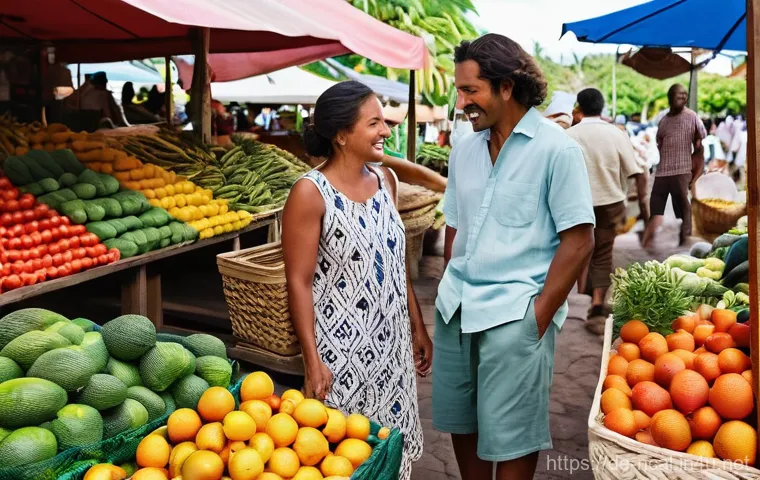 누벨칼레도니 옷차림 가이드 - **Prompt for a Beach Relaxation Scene:**
    "A serene and idyllic scene on a pristine, white-sand b...